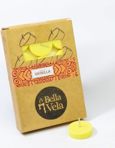 Velas Aromáticas - Amarillo / Vainila
